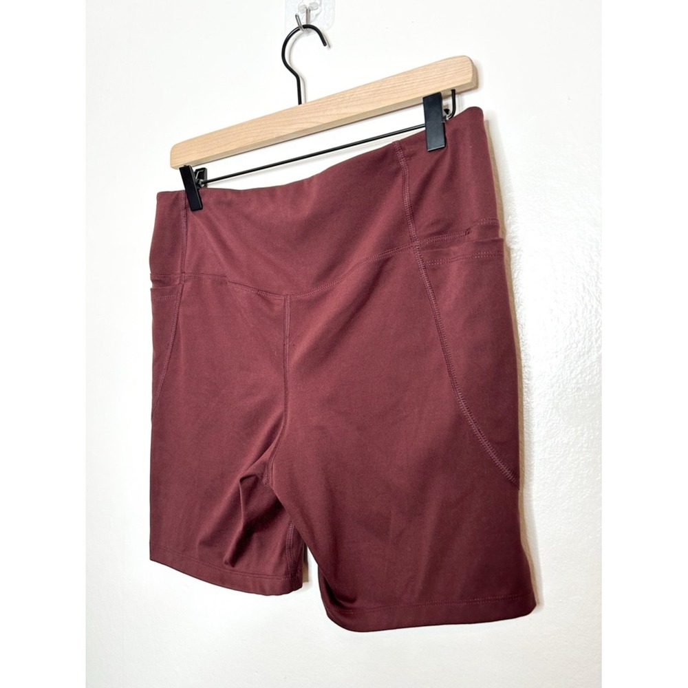 Athletic Works Womens High Rise Activewear Bike Shorts Large L - Picture 3 of 4